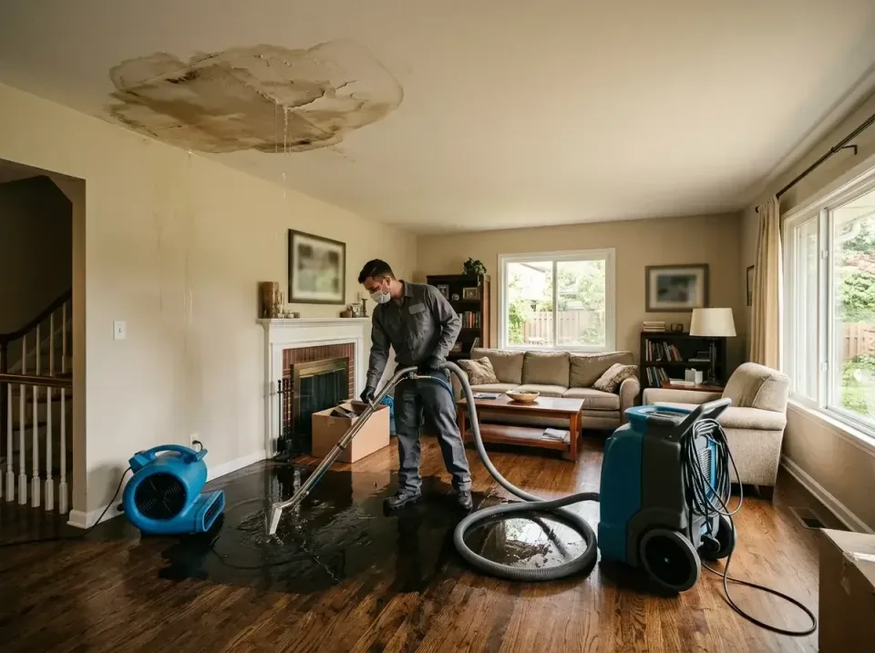 attic-pipe-burst-ceiling-drip-008 — frequently asked questions, Water Damage Restoration & Carpet Care in Fords Prairie, WA